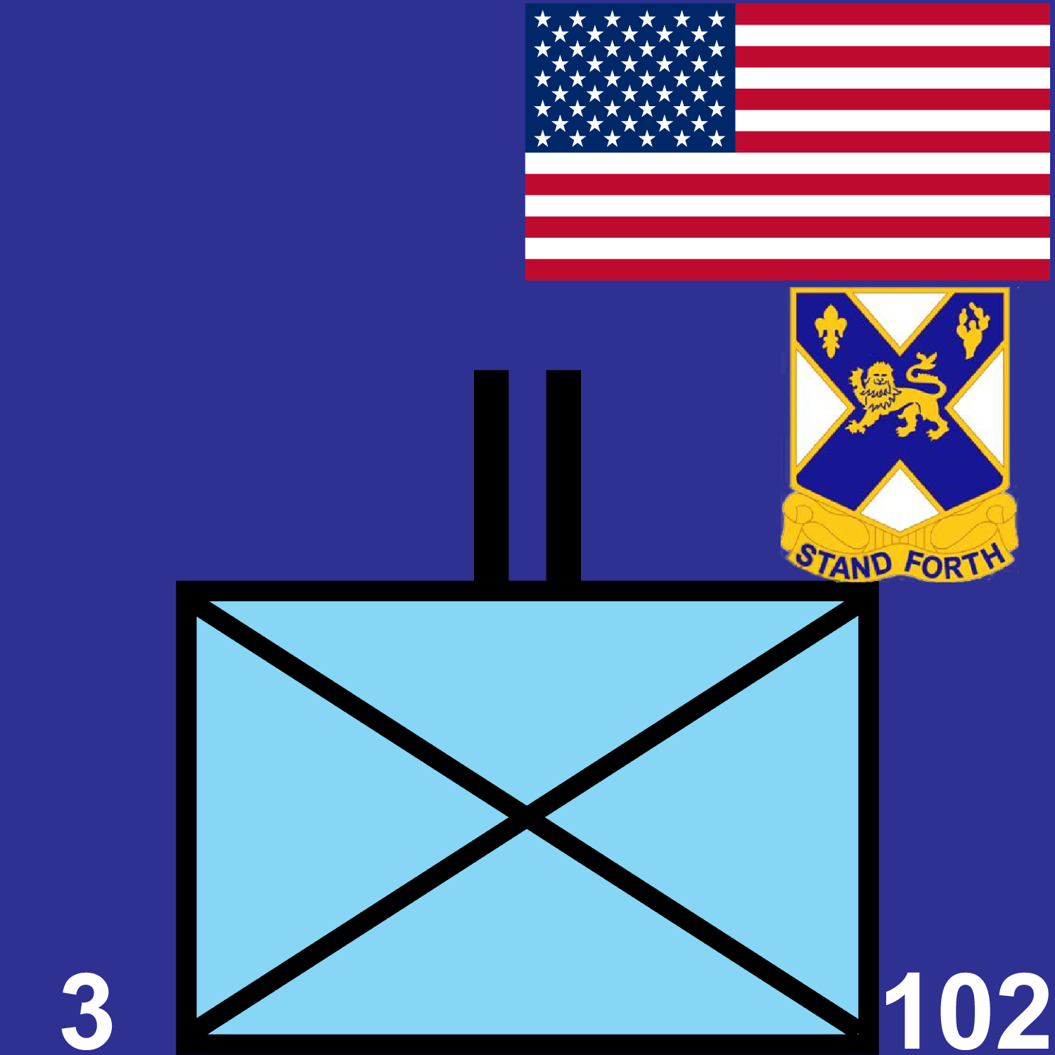 3d Battalion, 102nd Infantry Regiment icon